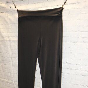 Plus size black flowy pants